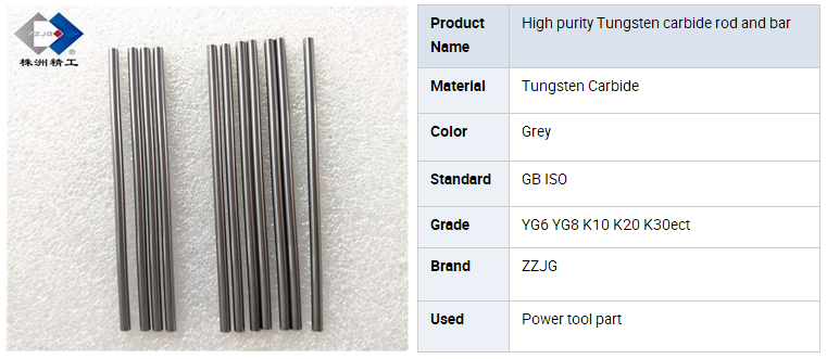 High Purity Tungsten Carbide Rod and Bar