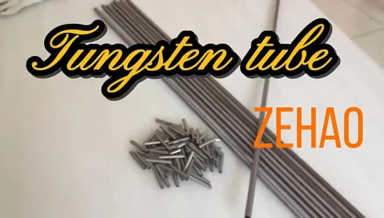 Tubo de tubo de tungsteno de pureza OEM